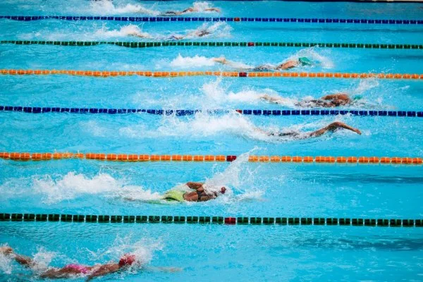 competitive swimming pool